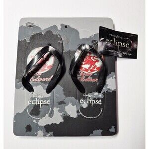 NECA Twilight Saga Eclipse Team Edward Flip Flops New With Tags 2010 Small 5/6
